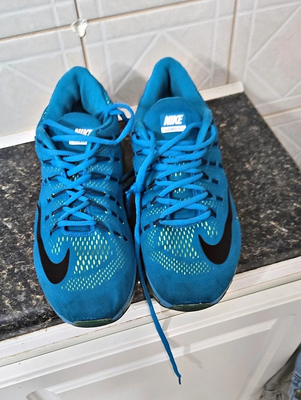 Nike Air Max 2016 Print Men's Blue & Green Athletic Shoes